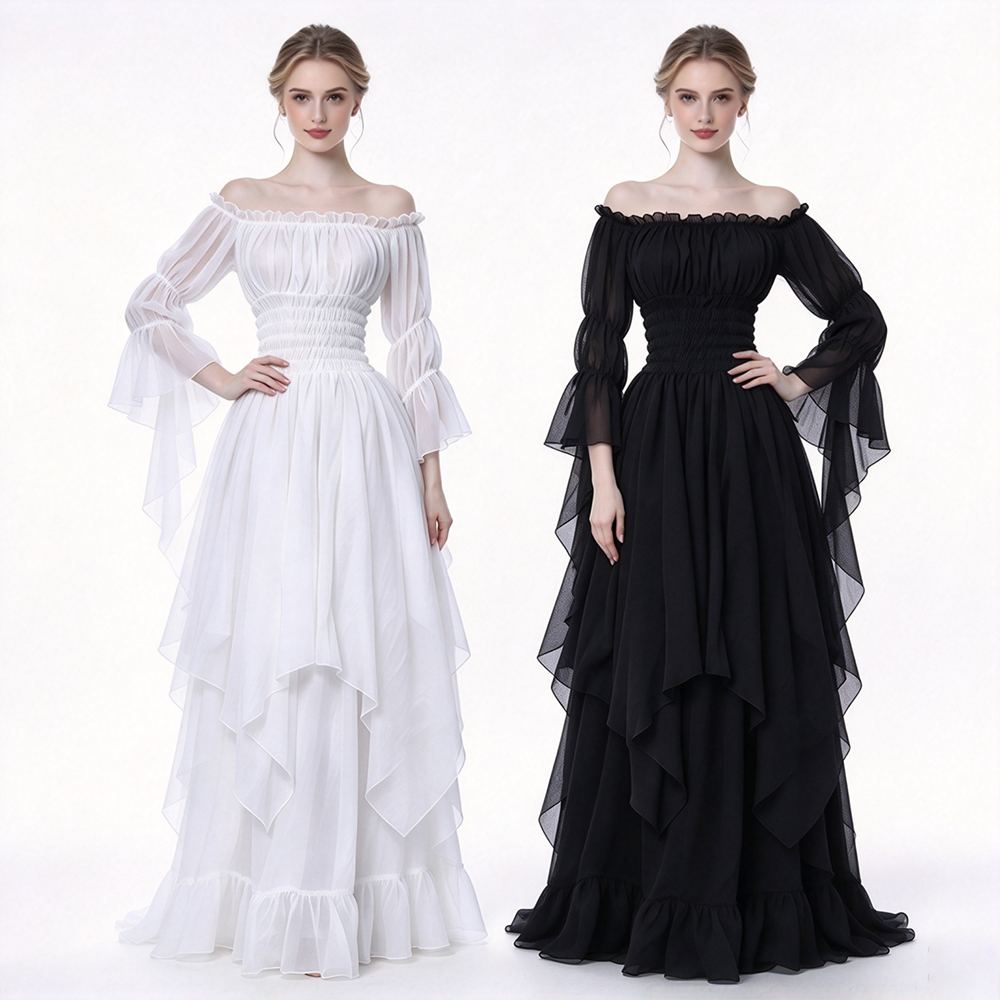 Gaun Abad Pertengahan, Model R - Lace Dress ulasan dan harga