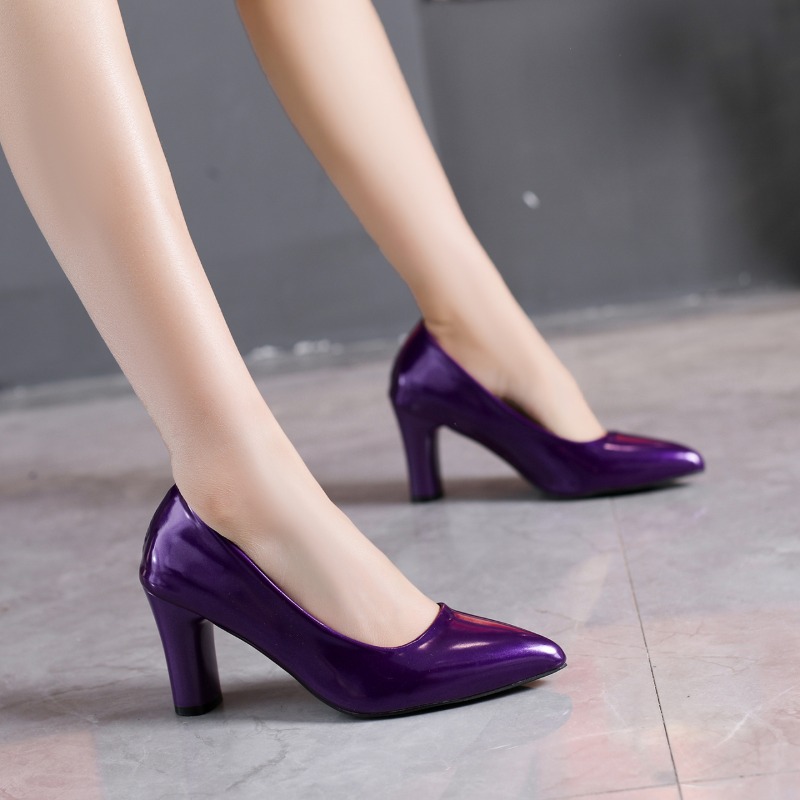 Sepatu Hak Tinggi Wanita Model - Pump Heel Block ulasan dan harga