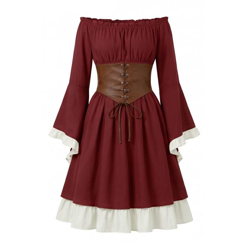 Gaun Midi Renaisans Abad Perte - Midi Dress ulasan dan harga